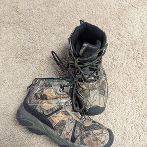 Kids Camouflage Hiking Boots